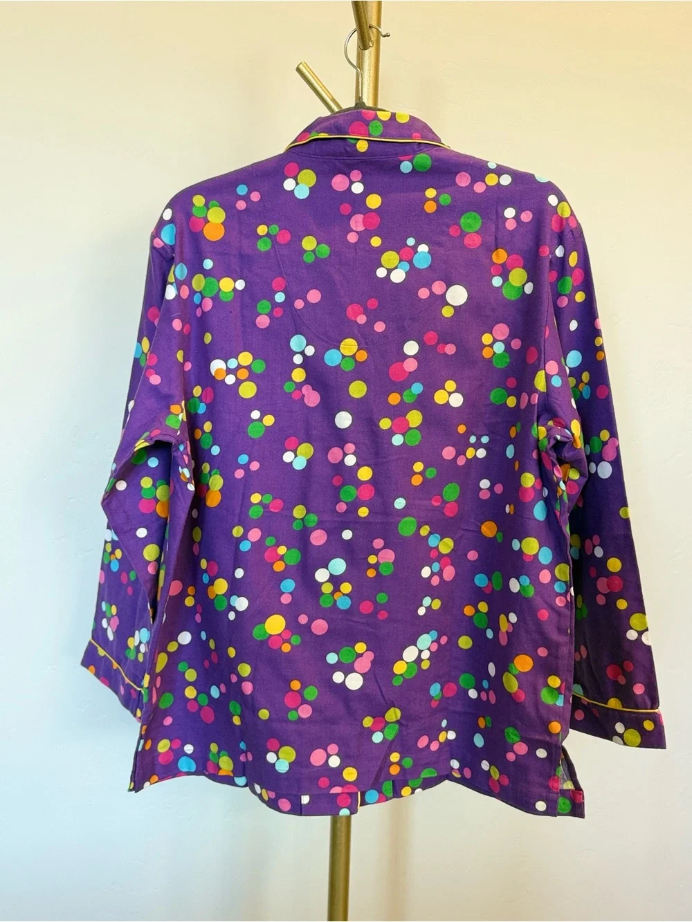 Victoria's Secret Purple Polka Dot Pajama Set